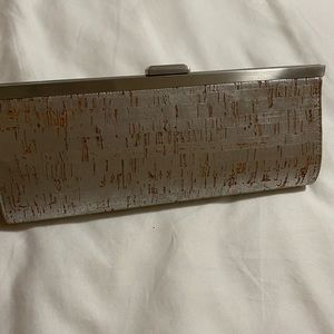 A great piece for any outfit Banana Republic silver clutch